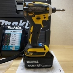 マキタ　TD172 18V 充電式 インパクトドライバ　イエロー　セット