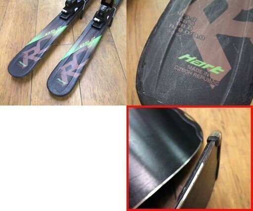 Hart DIVA D5.2 TEAM RC スキー板 ビンディング 137cm