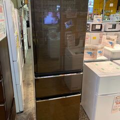 愛品館市原店】三菱 2021年製 365L 3ドア冷蔵庫 MR-CX37F-BR【