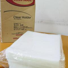 clear holder 
