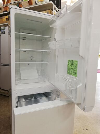 アイリスオーヤマ★2019年製★2ドア冷凍冷蔵庫（156L）★AF156-WE　☆管理4251858