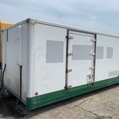 No.606 保冷バン 4ｔ アルミ 箱 バイク 倉庫 トラック コンテナ 米 保管庫 物置 DIY