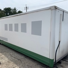 No.606 保冷バン 4ｔ アルミ 箱 バイク 倉庫 トラック コンテナ 米 保管庫 物置 DIY