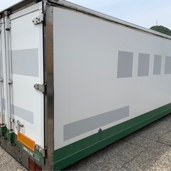 No.606 保冷バン 4ｔ アルミ 箱 バイク 倉庫 トラック コンテナ 米 保管庫 物置 DIY