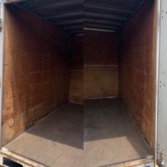 No.611 アルミバン 2ｔ 車 アルミ 箱 バイク 倉庫 トラック コンテナ 米 保管庫 物置 DIY