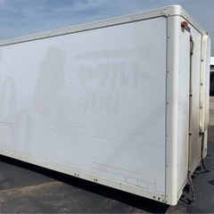 No.609 保冷バン 2ｔ 車  アルミ 箱 バイク 倉庫 トラック コンテナ 米 保管庫 物置 DIY