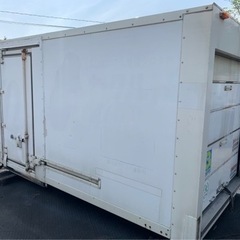 No.609 保冷バン 2ｔ 車  アルミ 箱 バイク 倉庫 トラック コンテナ 米 保管庫 物置 DIY