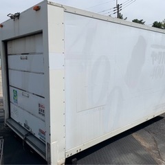 No.609 保冷バン 2ｔ 車  アルミ 箱 バイク 倉庫 トラック コンテナ 米 保管庫 物置 DIY