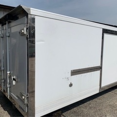 No.607 保冷バン 2ｔ 車 アルミ 箱 バイク 倉庫 トラック コンテナ 米 保管庫 物置 DIY