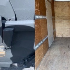 ✨大好評 グレー✨ No.610 アルミバン 2ｔ ロング 車 アルミ 箱 バイク 倉庫 トラック コンテナ 米 保管庫 物置 DIY