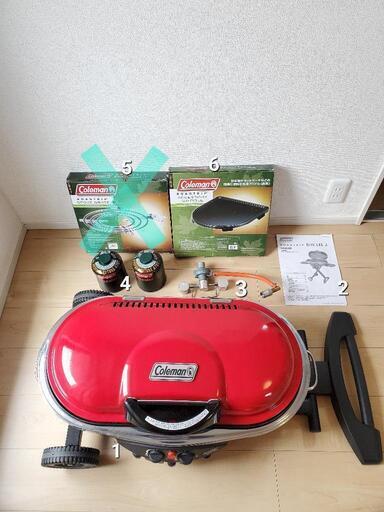 GW前値下げ(オマケ付き)Coleman  ROADTRIP GRILL LXE-J(写真5.五徳は付属しません)