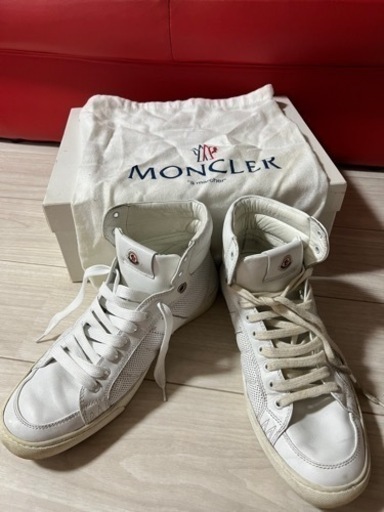 MONCLERハイカットシューズ