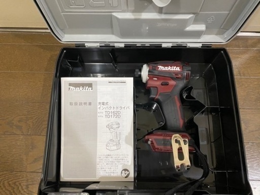 マキタ　インパクトドライバー　TD172D オーセンティックレッド　新品未使用品！