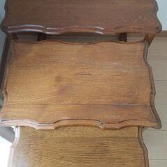 英国 イギリス アンティーク オーク ネストテーブル