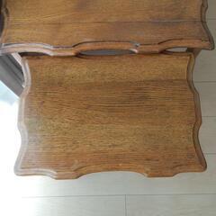 英国 イギリス アンティーク オーク ネストテーブル