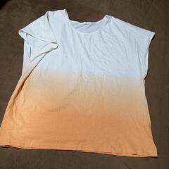 gu 淡いオレンジのシャツL