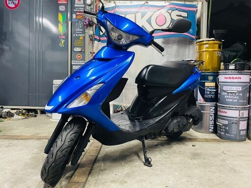 ★実動！アドレスV125S CF4MA お得な前後タイヤ新品！ 千葉 木更津から 配送可 ローン可 125 通勤 通学 フードデリバリーに★