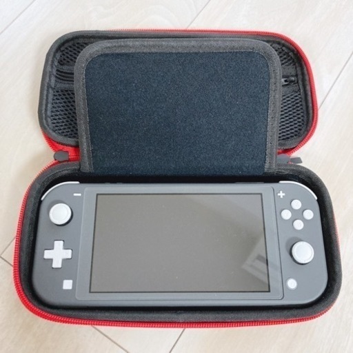 Nintendo Switch Lite本体グレー microSD 64GB&携帯ポーチ付