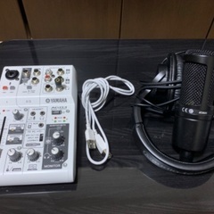 売約済み 配信機材 AG03 AT2020 オーディオインターフェース