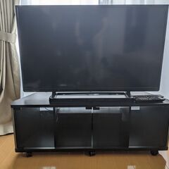 【ネット決済】40型液晶テレビ＋BDレコーダー＋テレビ台【取りに...