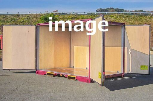 早いもの勝【残り2台】12フィートG型　コンテナ　全塗装済み　3700ｍｍ×2450ｍｍ×2500　格安提携運送会社あり　札幌市東区発