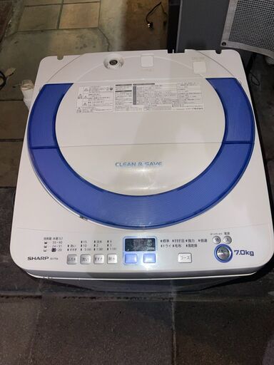 当日配送も可能です■都内近郊無料で配送、設置いたします■シャープ 洗濯機 7キロ ES-T706 2014年製■SHA4A