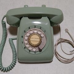 昭和レトロ電話器（緑）