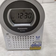 電波時計搭載 ＦＭ/ＡＭ クロックラジオ パナソニックRC-PC3