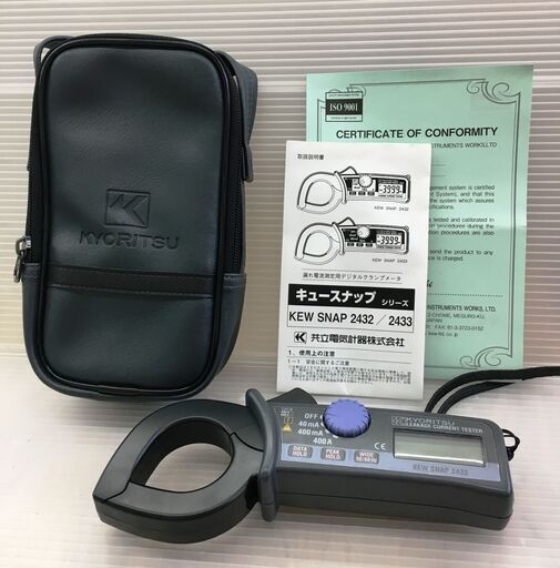 共立 クランプメーター  KEWSNAP2433 未使用品 ケース付き KYORITSU