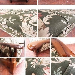ET148番◾️定価17万円‼️karimoku/3人掛けソファベッド