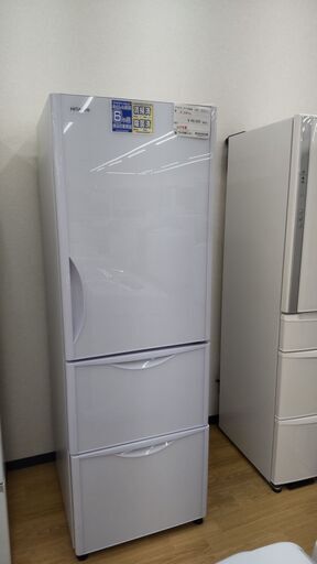 HITACHI　3ドア冷蔵庫 R-S38JV　2019年製　SJ115