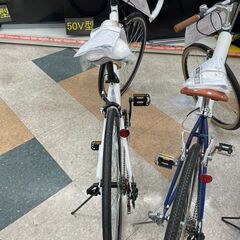 ✨21Technology(21テクノロジー) ロードバイク ⭐1年間保証付き⭐ 700C 7段ギア×14段ギアホワイト✨