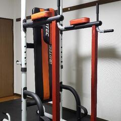 新潟市発 IROTEC(アイロテック) マルチパワータワー　パワーラック　ハーフラック　ベンチプレス　スクワット　補強済み　直接取引歓迎