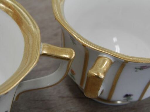 希少 ロイヤルコペンハーゲン ヘンリエッテ デミタスカップ 2客 C/S