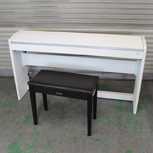 T812) Roland 電子ピアノ 2012年製 F-120-WH ホワイト 88鍵 音色数30