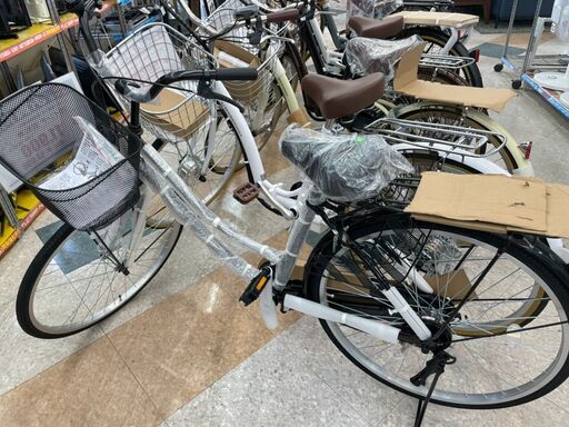 ✨21Technology(21テクノロジー) 26インチ自転車 ⭐1年間保証付き⭐鍵