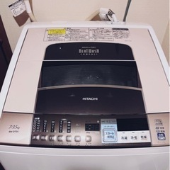 【ネット決済】【保留】HITACHI 日立　乾燥機能付き　縦型洗...