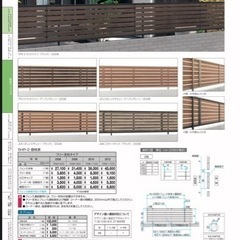 取引中 三協アルミ フェンス 横板ユニット2m×2枚