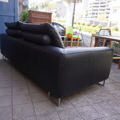 IDC OTSUKA(大塚家具)のL/S CONMFORT 11(エルエス コンフォート) 革張り3人掛けソファ！高級感のあるモダンなデザインが魅力♪ゆったりとしたスタイリッシュなトリプルソファ♪CD303