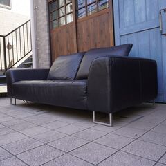 IDC OTSUKA(大塚家具)のL/S CONMFORT 11(エルエス コンフォート) 革張り3人掛けソファ！高級感のあるモダンなデザインが魅力♪ゆったりとしたスタイリッシュなトリプルソファ♪CD303