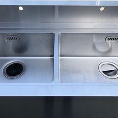 ⭐︎中古品　ソイルド2槽シンク　2000×750×850mm  厨房機器⭐︎