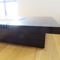 【極美品】CondeHouse カンディハウス バリンジャーEXP スライドテーブルCR Hタイプ 100×100 日本製 カンディハウス リビング 机 センターテーブル