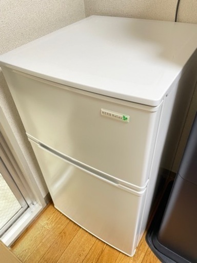 冷蔵庫　90Ｌ　2ドア直冷式冷凍冷蔵庫