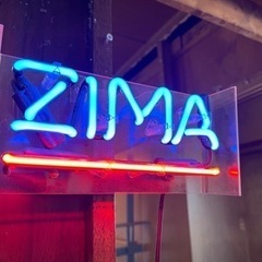 ネオンサイン　オープン看板　ZIMA / Coca-Cola