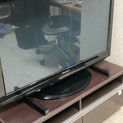 【ネット決済】パナソニックテレビ　42型　テレビボード付き