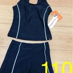 【ネット決済・配送可】女の子 セパレート 水着♥️新品 110サイズ