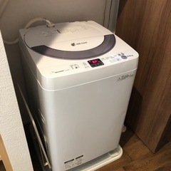 洗濯機　シャープ　5.5キロ