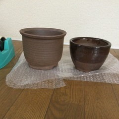 盆栽鉢、2個、新品