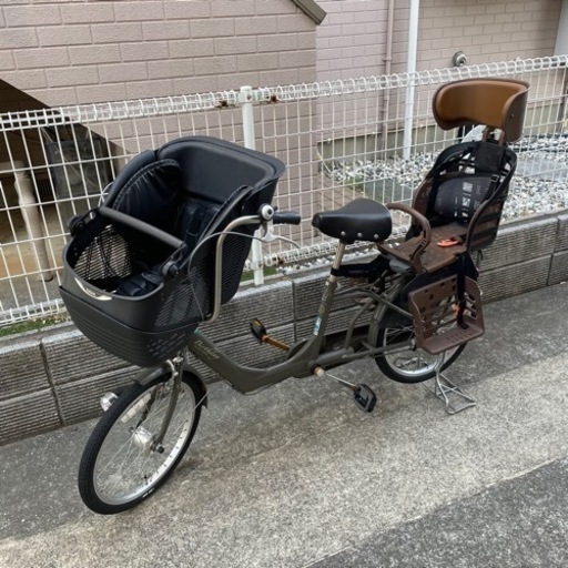 前後　子供乗せ自転車　ママチャリ 非電動