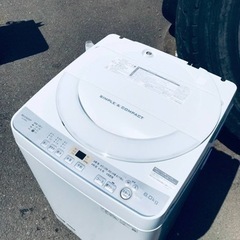 ①ET87番⭐️ SHARP電気洗濯機⭐️ 2019年製